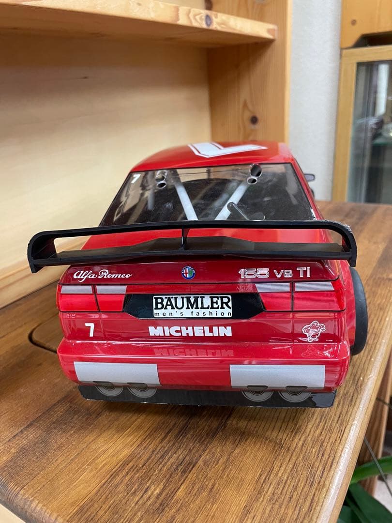 ラジコン　ボディーのみ　タミヤ　アルファロメオ155 DTM ツーリングカー