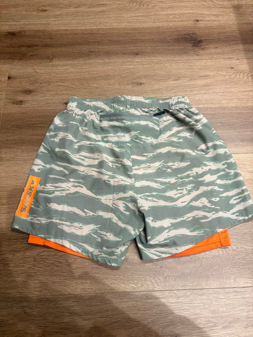 SAYSKY 迷彩柄 タンクトップ＆ショートパンツセット メンズS - 陸上用