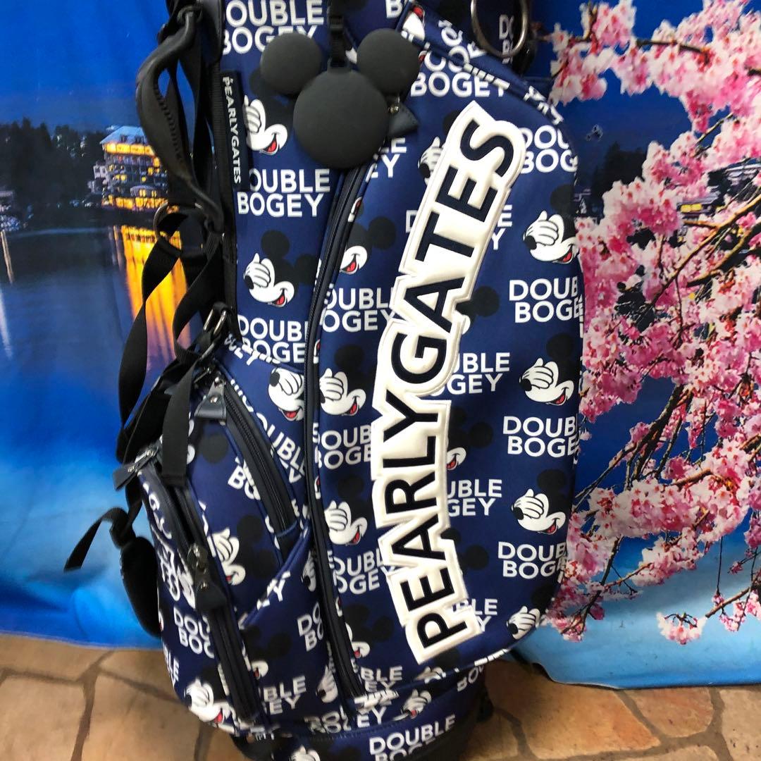 寶BU-1109 パーリーゲイツ ミッキーコラボ キャディバッグ スタンド式