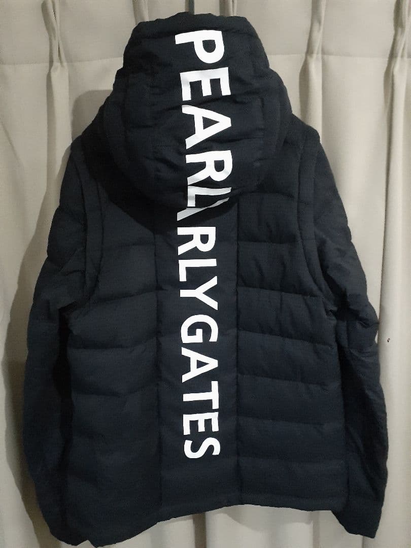 PEARLY GATES パーリーゲイツ ダウンジャケット パーカー 黒 5 - メルカリ