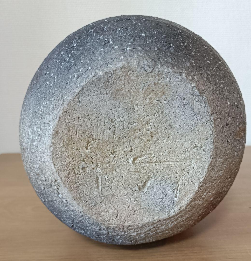 廣永窯 坪島土平作 伊賀大わび花入 灰被手 茶道具 伊賀焼花入 - メルカリ