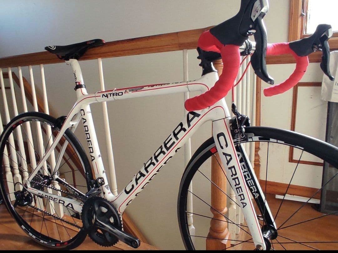 専用 CARRERA NITRO SL カーボンバイク 700C 20段ギア カレラ CARRERA ニトロ NITRO SL 2013モデル Sサイズ カンパ アテナ