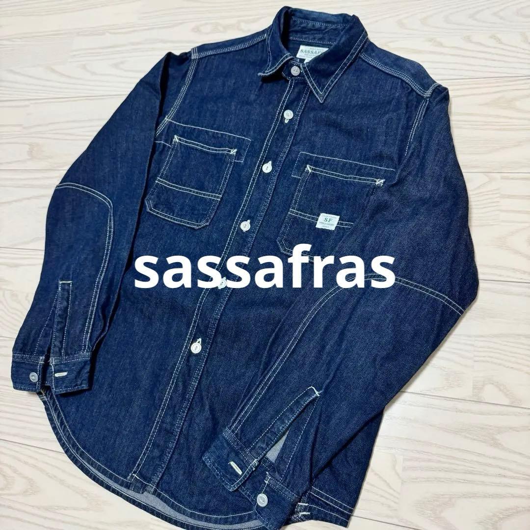 sassafras ササフラス デニムシャツ ワークシャツ - メルカリ