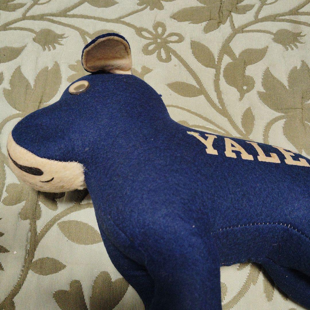 レア５０'６０’s Yale 犬型ぬいぐるみ