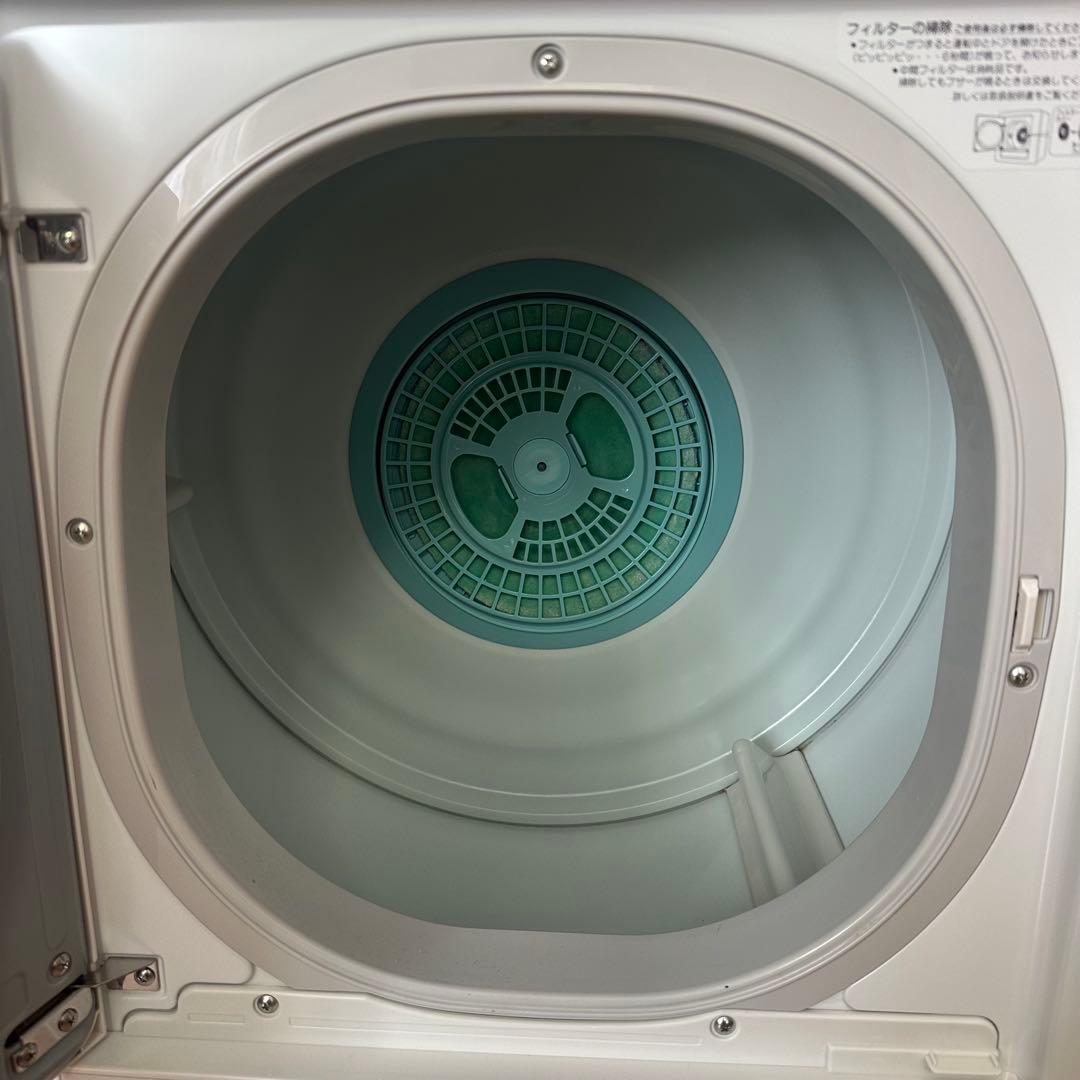 東芝 衣類乾燥機 ED-458 4.5kg ピュアホワイト 2023年製