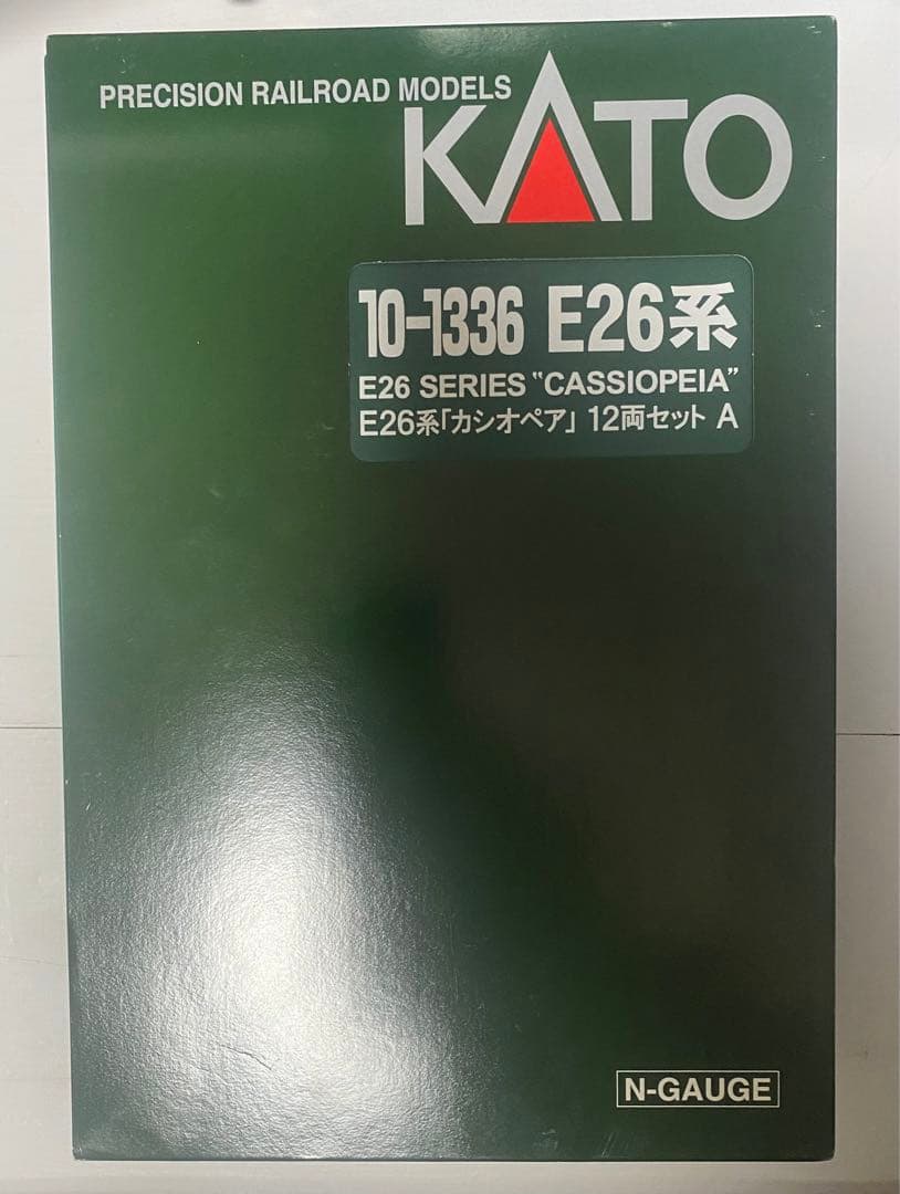 全車純正室内灯付き！　KATO 10-1336 E26系「カシオペア」12両