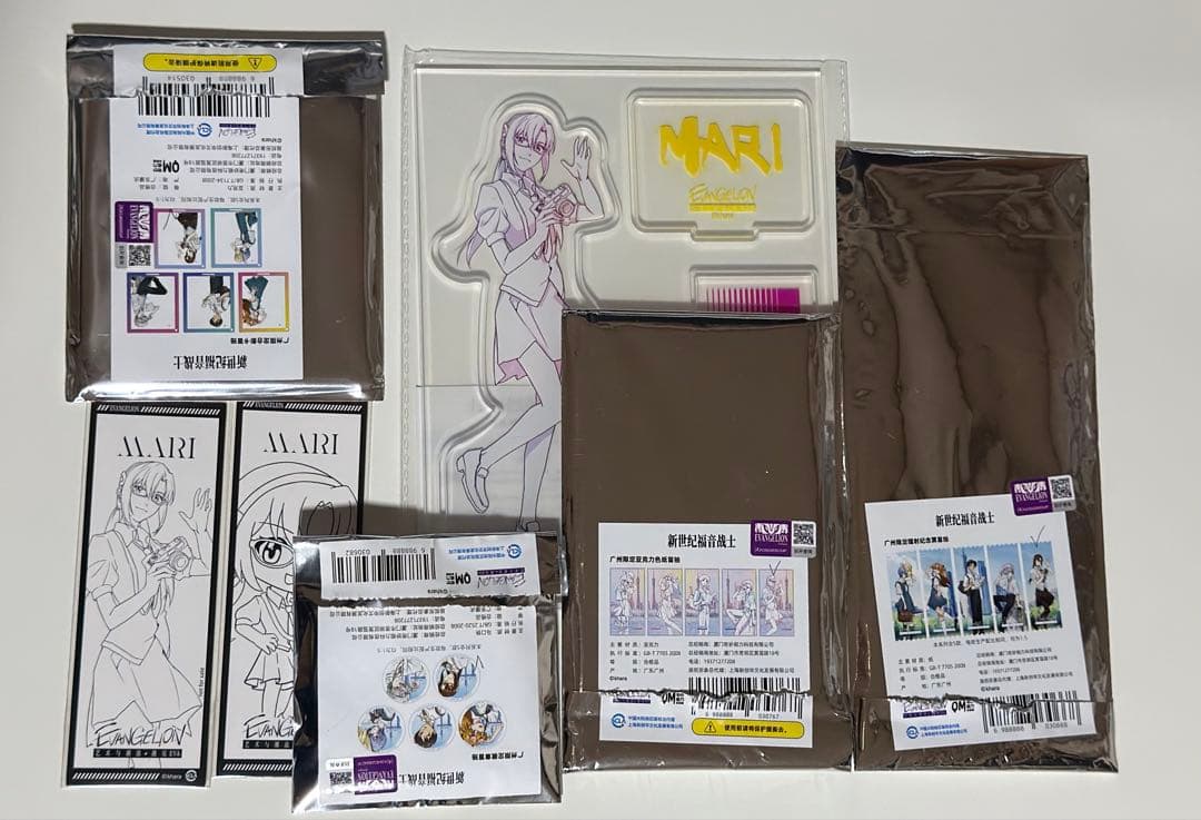 エヴァンゲリオン　真希波マリ　中国広州エヴァアート展限定グッズ　まとめ売り