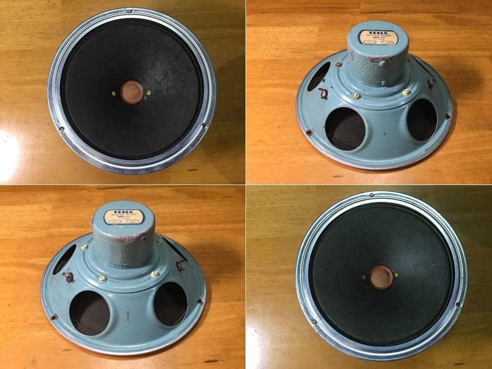 チェコ TESLA 20cmフルレンジARO511 シングルフルレンジの最高峰