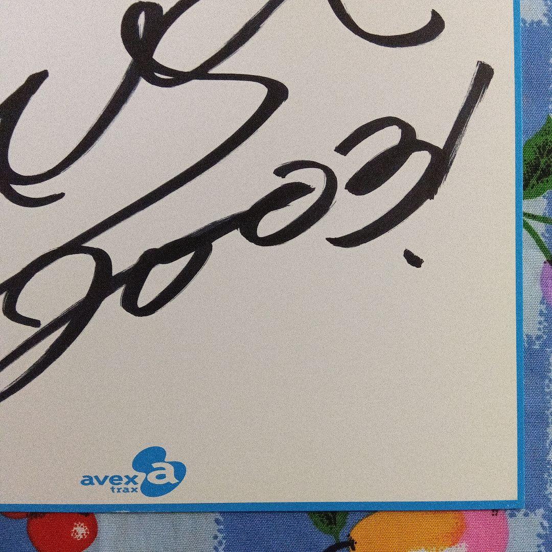 浜崎あゆみ　直筆サイン色紙　avex公式色紙