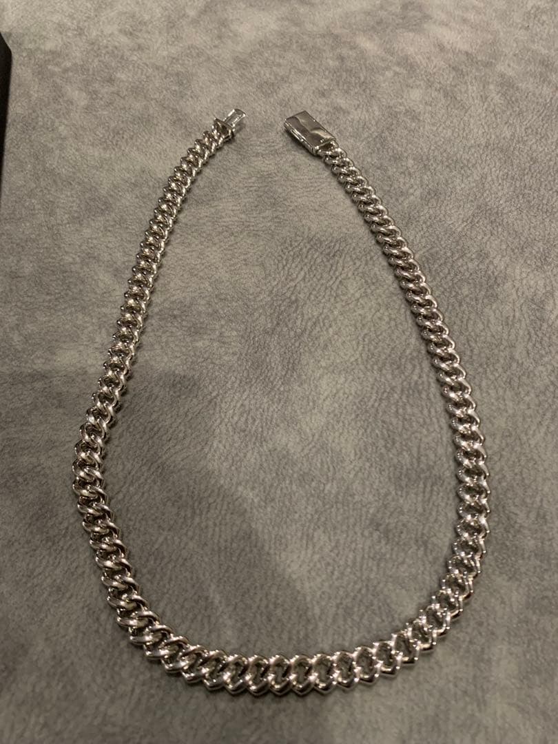 refind jewelryマイアミキューバンネックレス モアサナイト s925