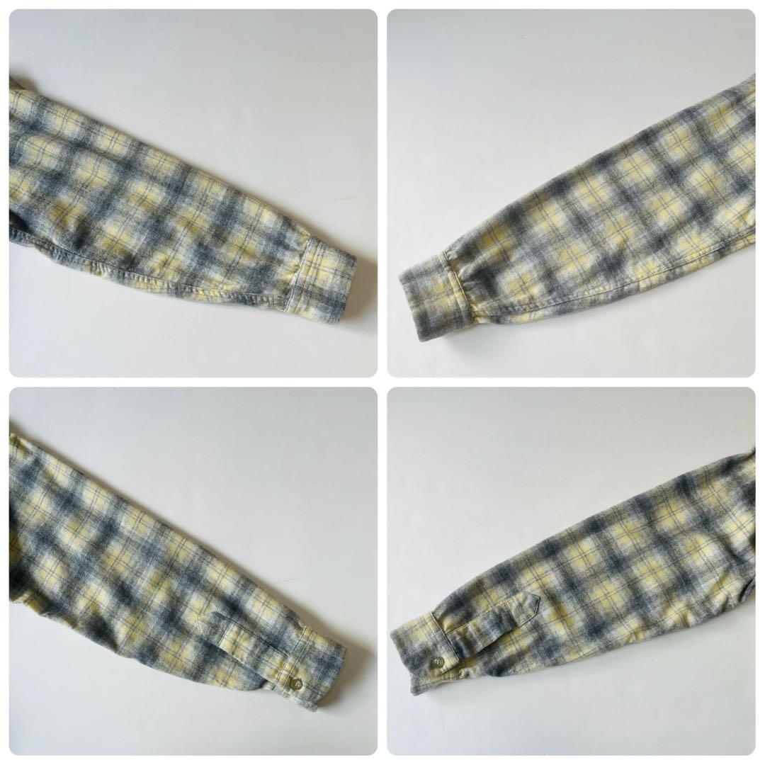 Pendleton 1950s ウールボードシャツ USA製 L 黄色 黒 - メルカリ