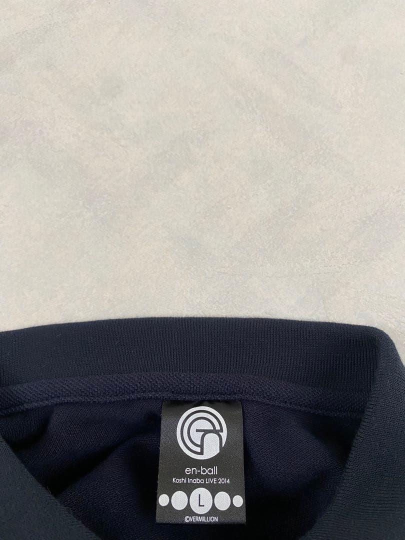 美品 稲葉浩志 LIVE 2014 en-ball ポロシャツ サイズL B'z