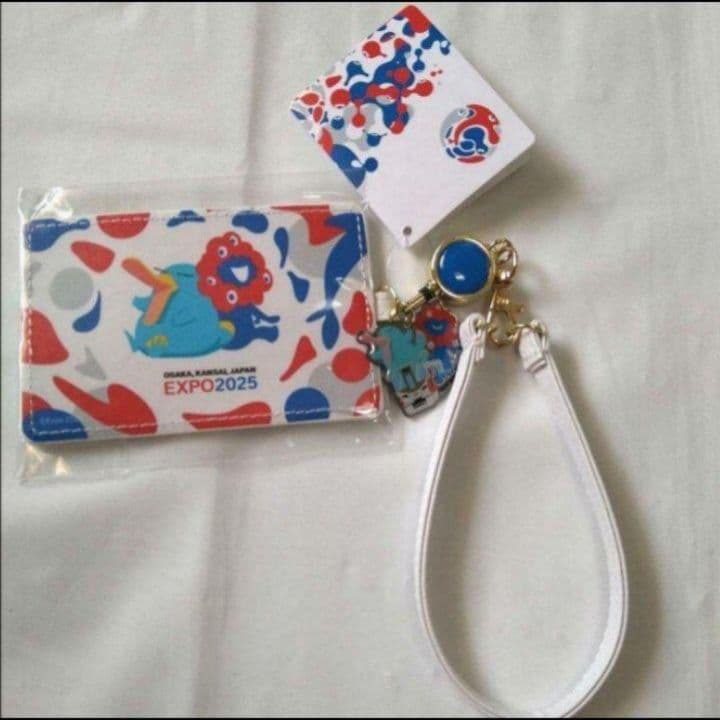 ☆ミャクミャクICOCAイコちゃん大阪関西万博オリジナル合皮パスケース