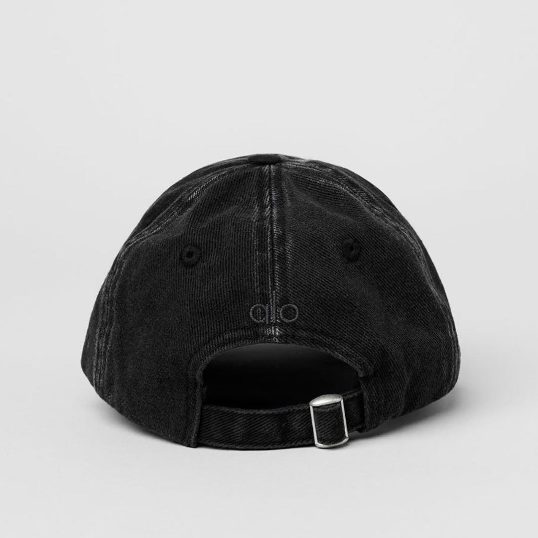 新品/人気】Alo Yoga アロヨガ ブラックデニム キャップ - メルカリ