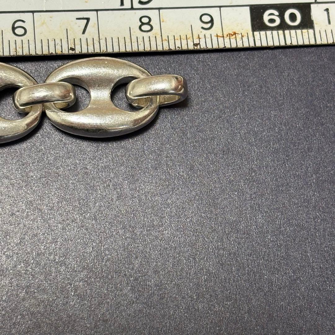 US輸入 80sヴィンテージ 豚鼻ネックレス チベット シルバーカラー 刻印