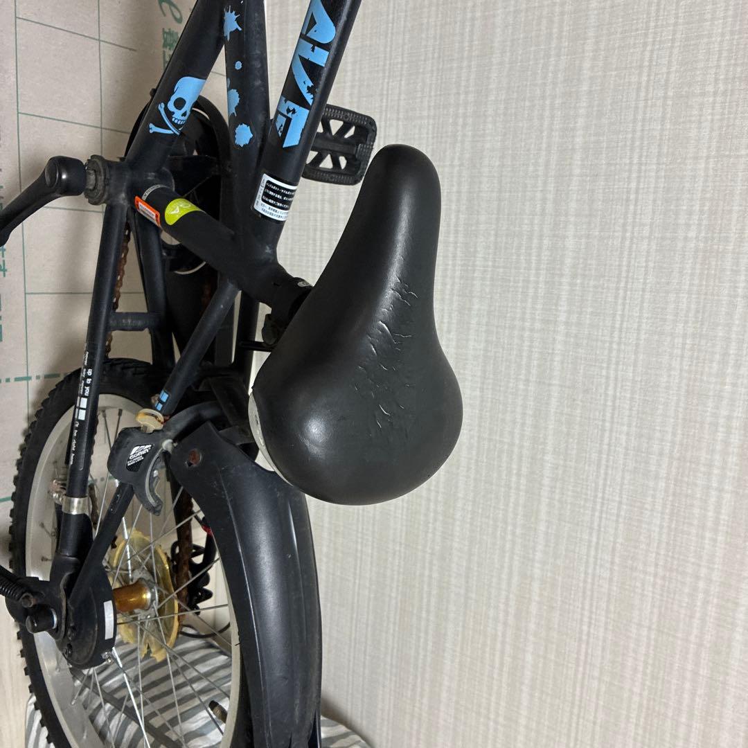 割引車・バイク・自転車 - 大阪 引き取り限定 黒い子供用自転車 前カゴ付き