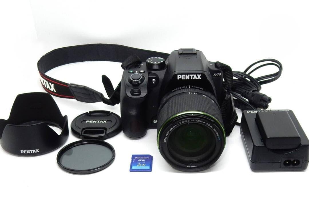 ★極上品★ PENTAX K-70 ボディ 18-135mm WRレンズキット PENTAX K-70 デジタル一眼レフカメラ 18-135WR レンズキット シルキー