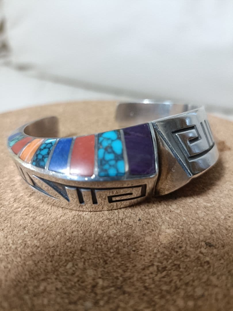 ロンパーカー インレイ×オーバーレイ バングル ナバホ NAVAJO - メルカリ