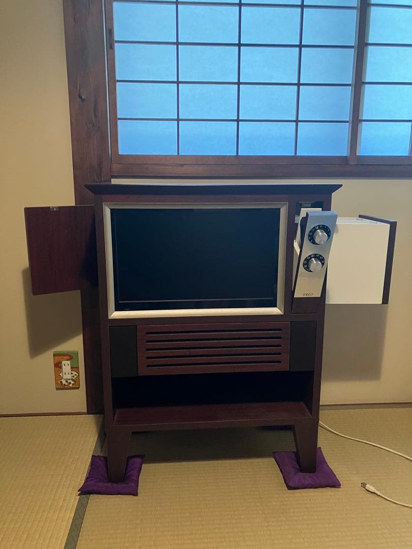 専用商品です】昭和レトロ風液晶EREO19インチ飛騨家具古民家和風町屋