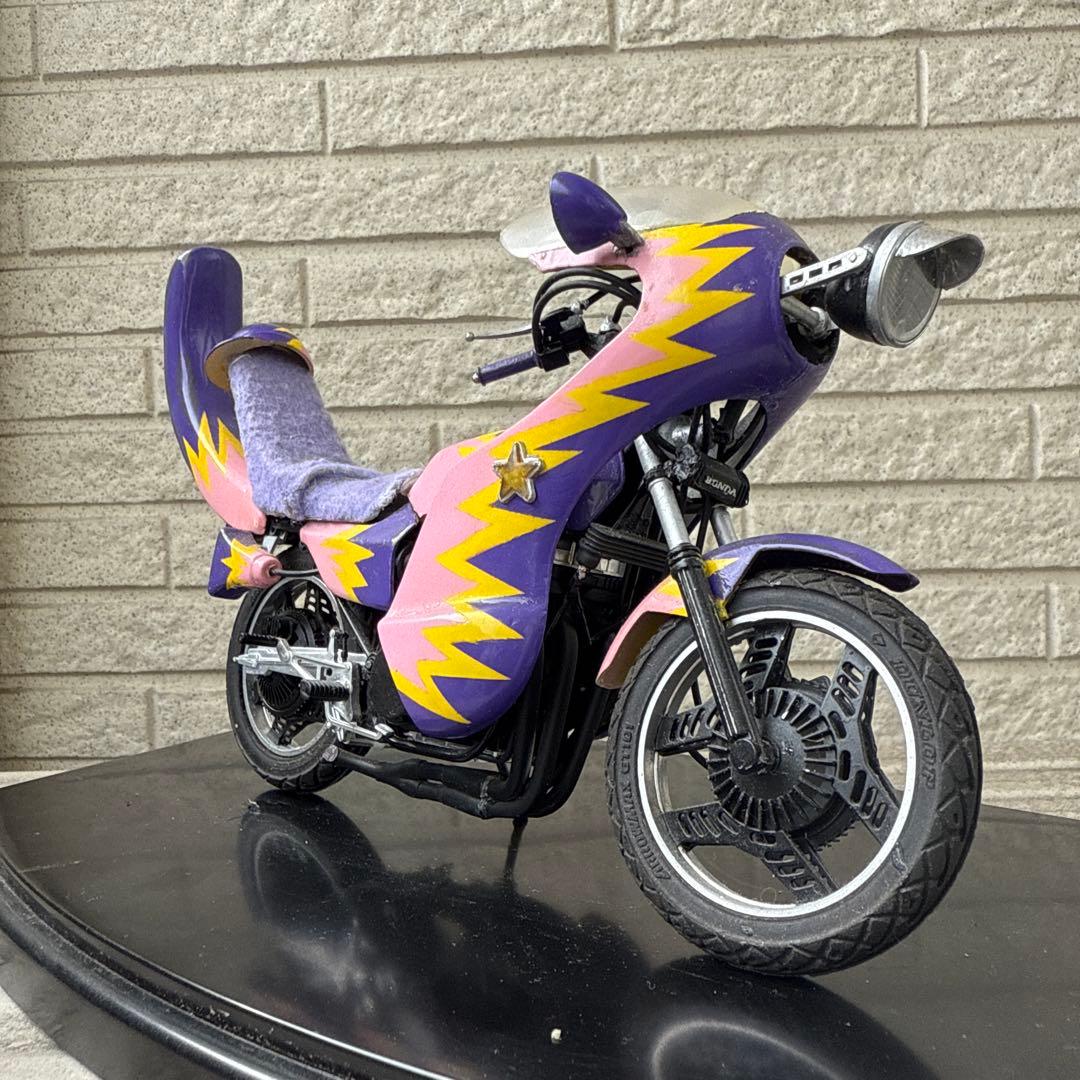 俺のマシン　CBX400F当時物　旧車會　暴走族　ロケット　3段シート　1/12