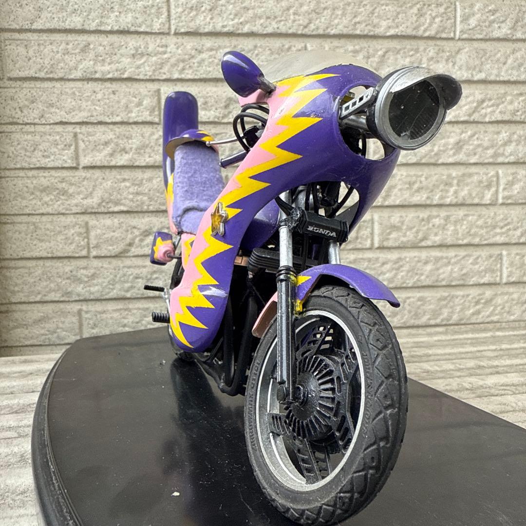 俺のマシン　CBX400F当時物　旧車會　暴走族　ロケット　3段シート　1/12