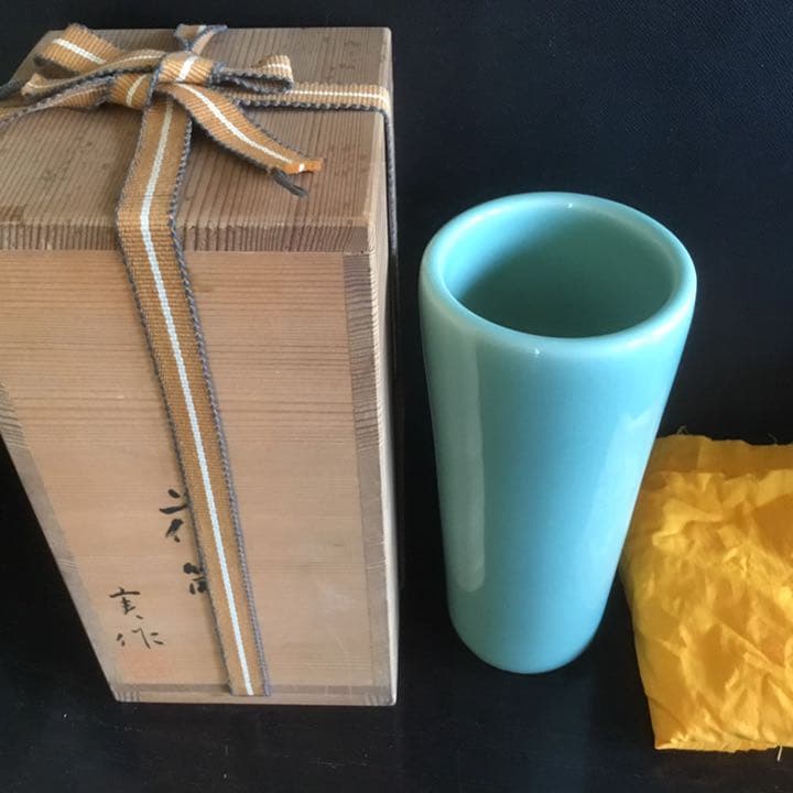 花瓶　京焼　加藤実　花筒　供箱　供布 加藤卓男 三彩花鳥文 鉢 共箱 人間国宝 重要無形文化財保持者 陶芸家