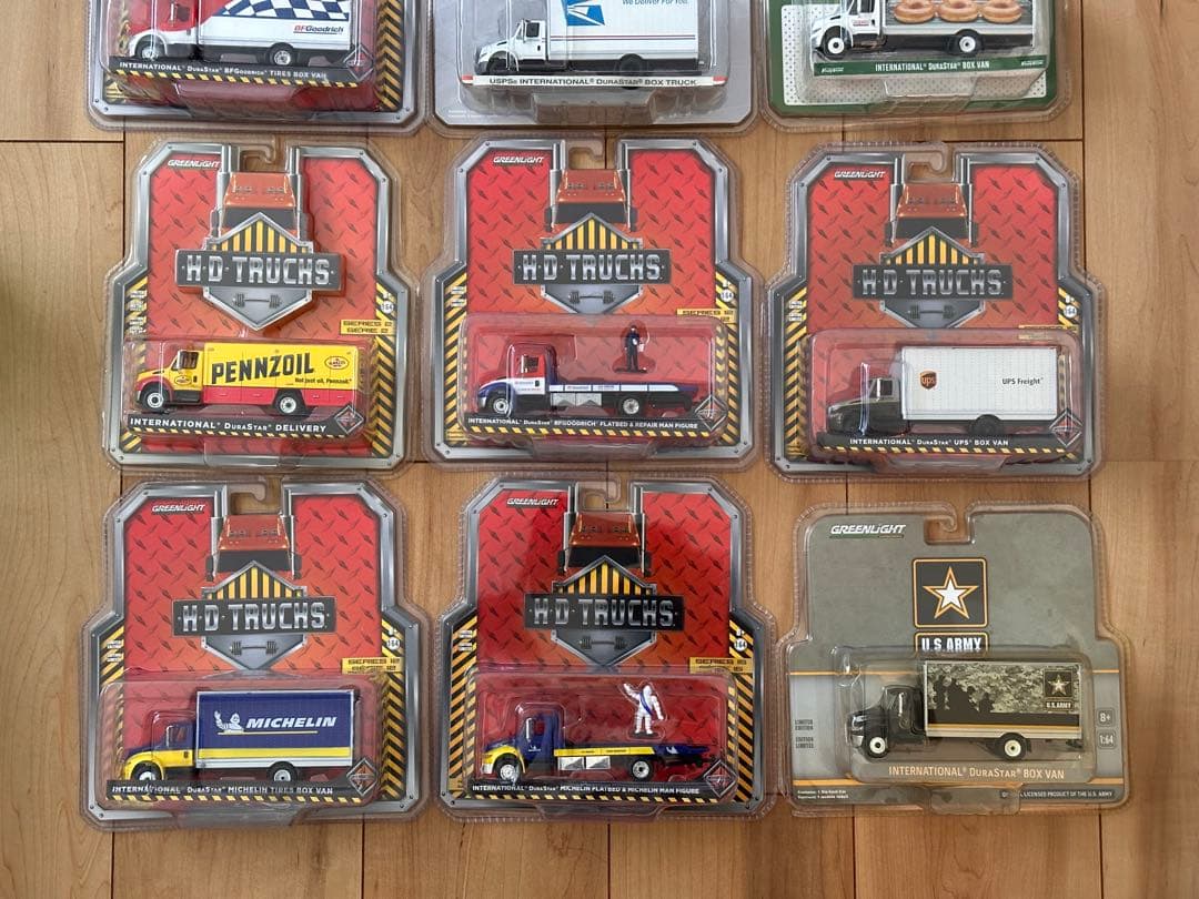 希少！11台セット！1/64 グリーンライト HD SD トラックス