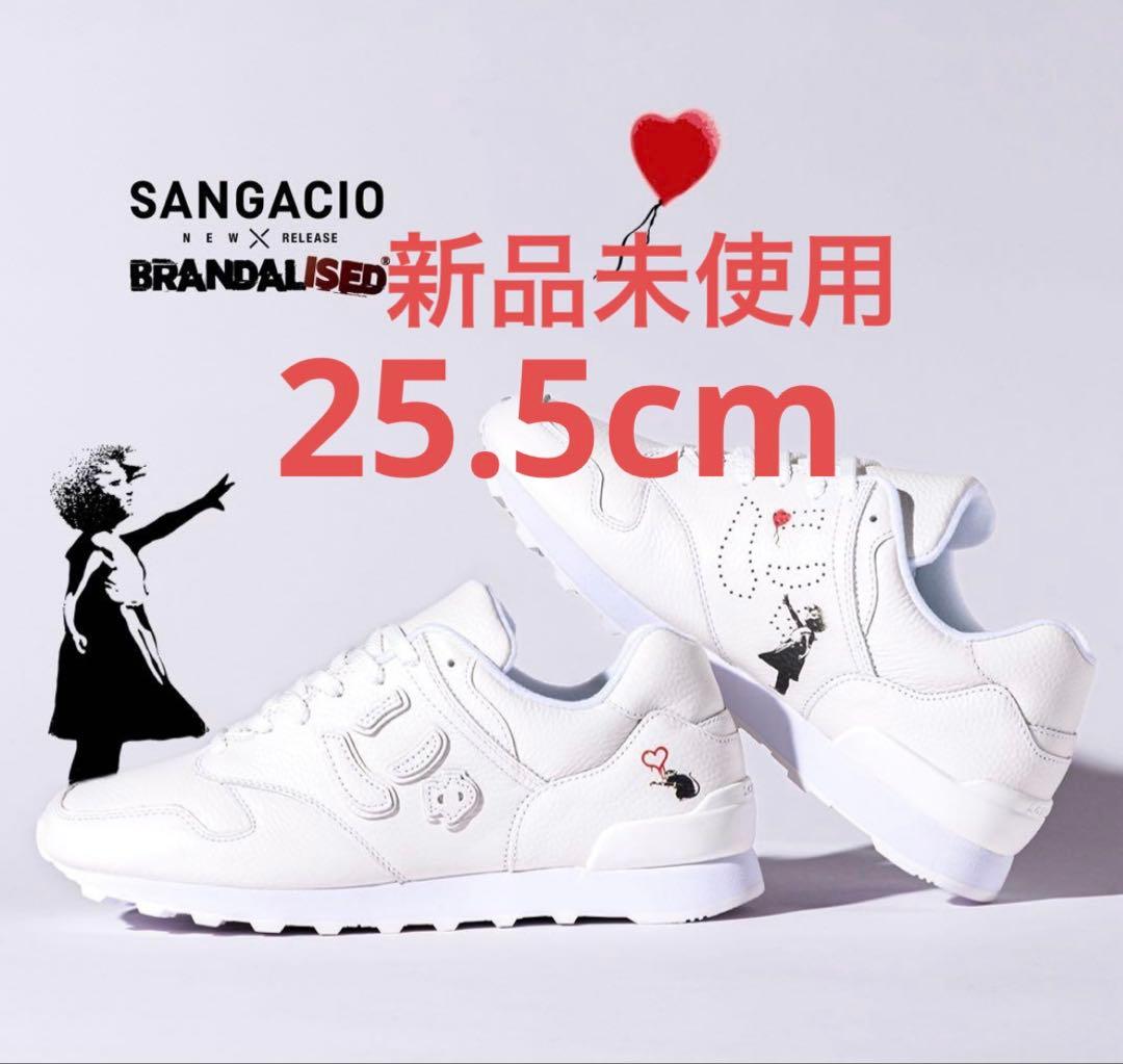 SANGACIO にゅ～ず 『PURE WHITE』スニーカー 25.5cm - メルカリ