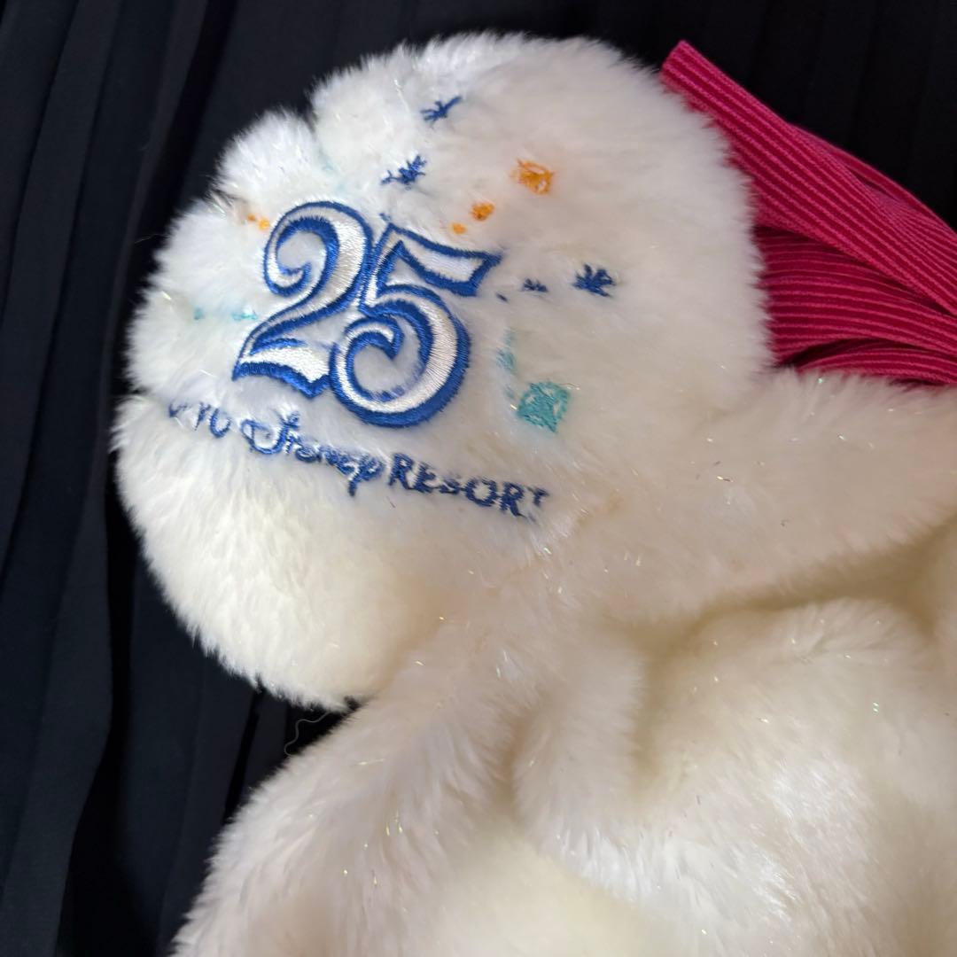 レア Disney ディズニー ミニー ファンキャップ クリスマス 25周年