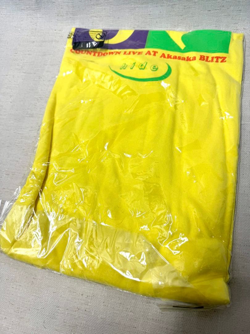 会場限定 XJAPAN 赤坂blitz カウントダウン hide Tシャツ L黄