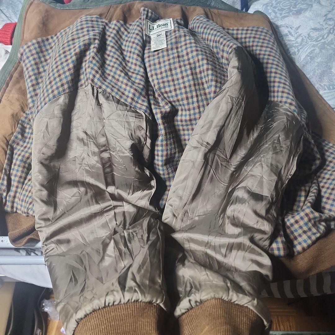 L.L.bean レザージャケット　スウェード　ヌバック　XL