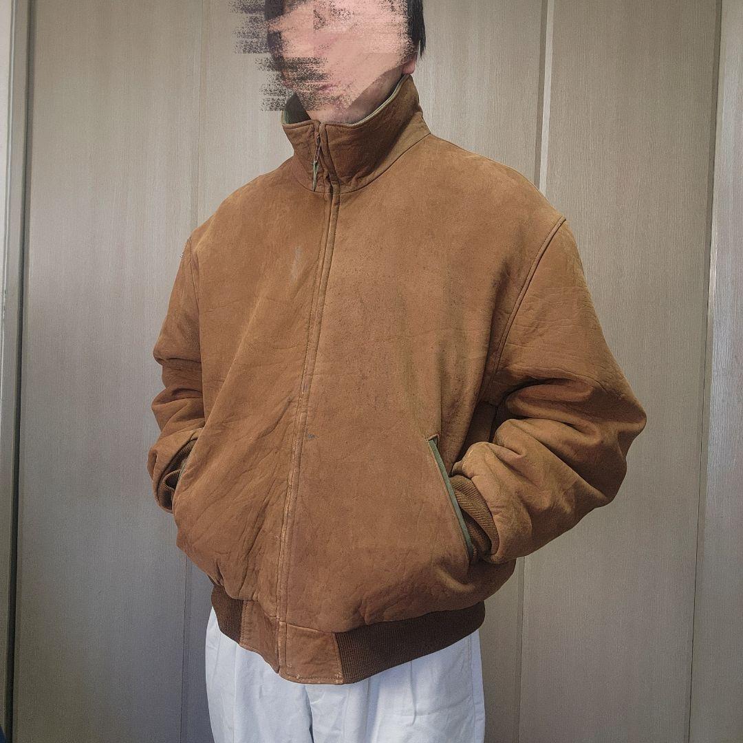 L.L.bean レザージャケット　スウェード　ヌバック　XL