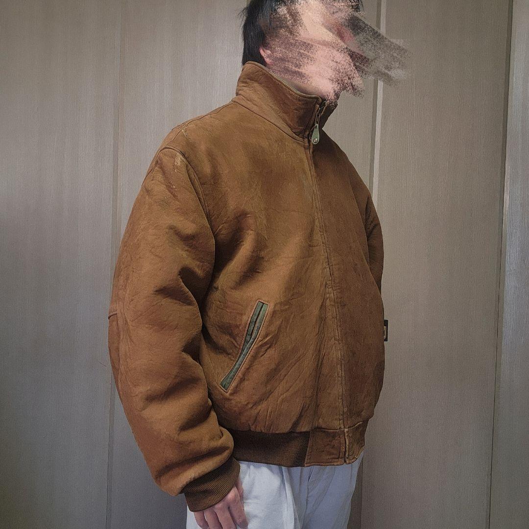 L.L.bean レザージャケット　スウェード　ヌバック　XL