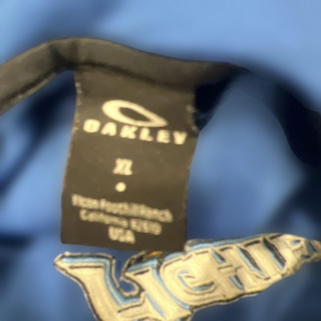 日本ハム Oakley 青 フード付き ユニフォームXL - メルカリ