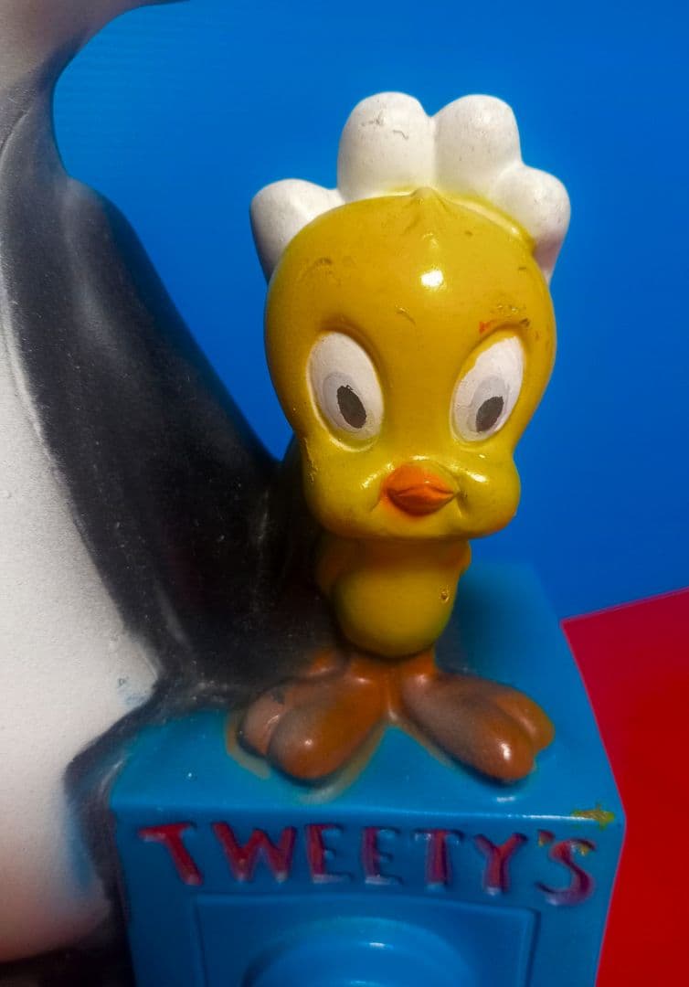 1972年米国製 ヴィンテージシルベスター＆トゥイーティーピギーバンク貯金箱