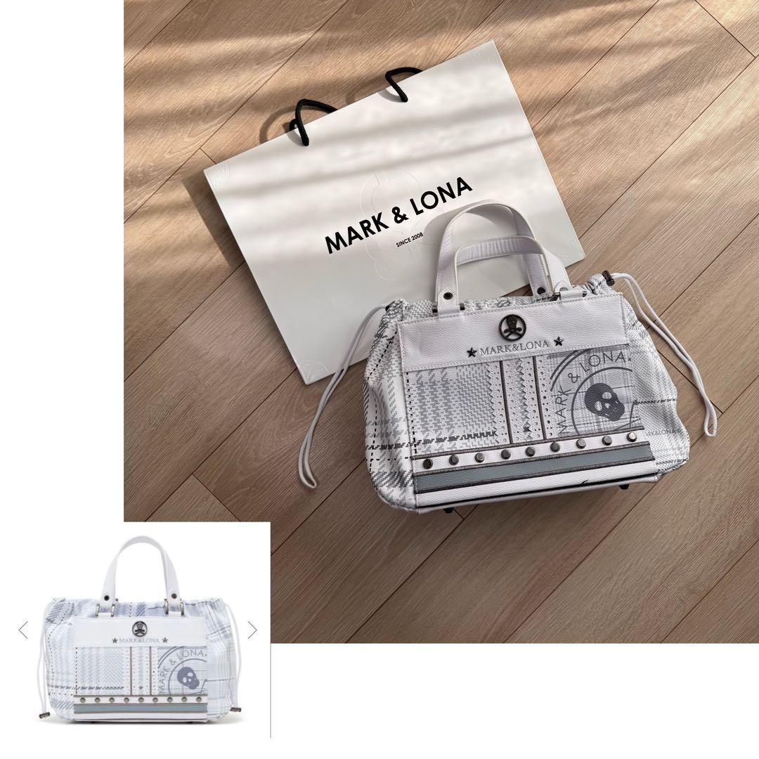 (美品)MARK&LONAマークアンドロナ 2024モデル カートバッグ 完売品 MARK&LONA（マークアンドロナ） カートバッグ カーキ カモフラ 迷彩