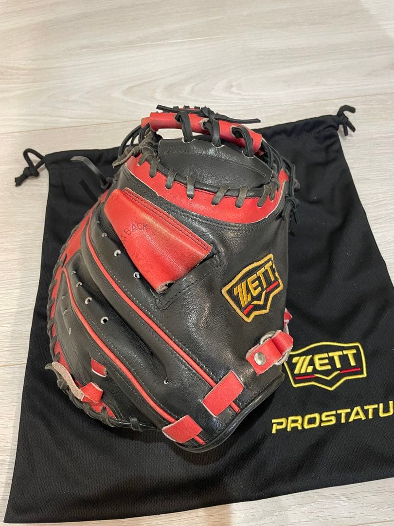 ZETT PROSTATUS 軟式グローブ ブラック/レッド 楽天市場】野球 ゼット 軟式グローブ プロステイタス オーダーグラブ