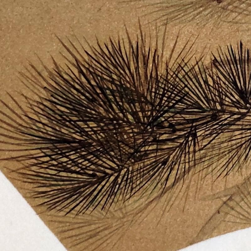 掛軸☆野々村源景☆　扇面「老 松」良好！