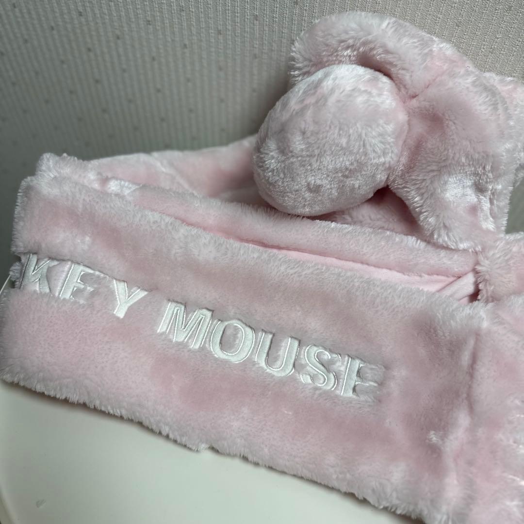 ディズニー ミッキー マフラー ピンク ファンキャップ - メルカリ