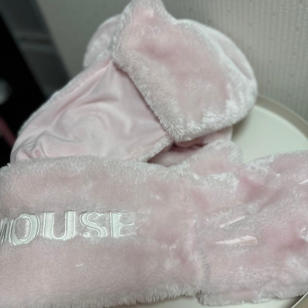 ディズニー ミッキー マフラー ピンク ファンキャップ - メルカリ