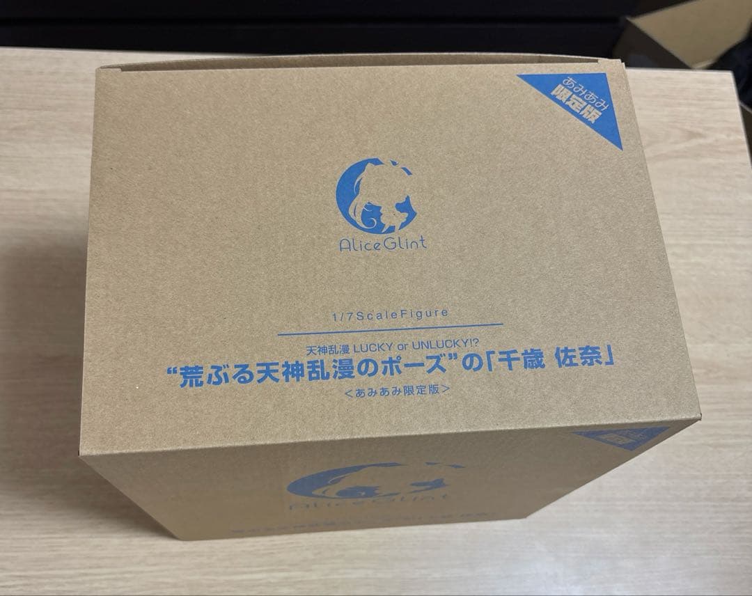 天神乱漫 荒ぶる天神乱漫のポーズの千歳佐奈 1/7 あみあみ限定版 未開封