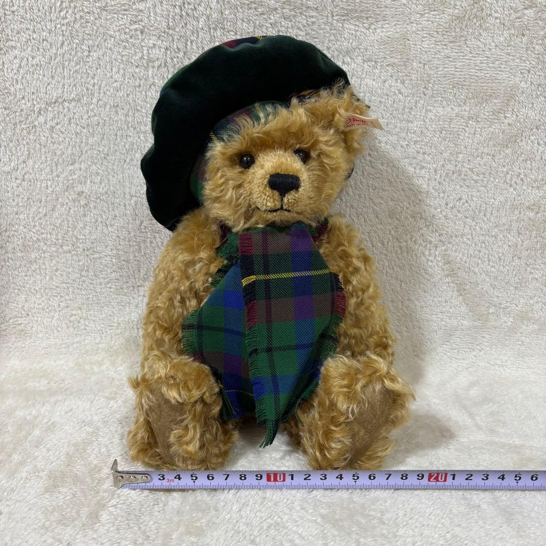 【限定品】Steiff シュタイフ スコティッシュ ベア 白タグ 赤文字