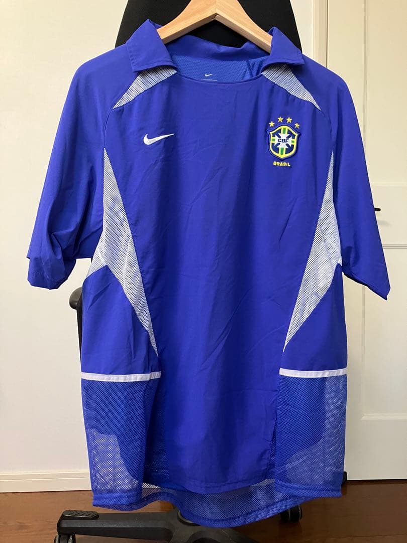 【選手用オーセンティック】ブラジル代表 ユニフォーム 2002年日韓W杯 M 選手用オーセンティック】ブラジル代表 ユニフォーム 2002年日韓W杯 M