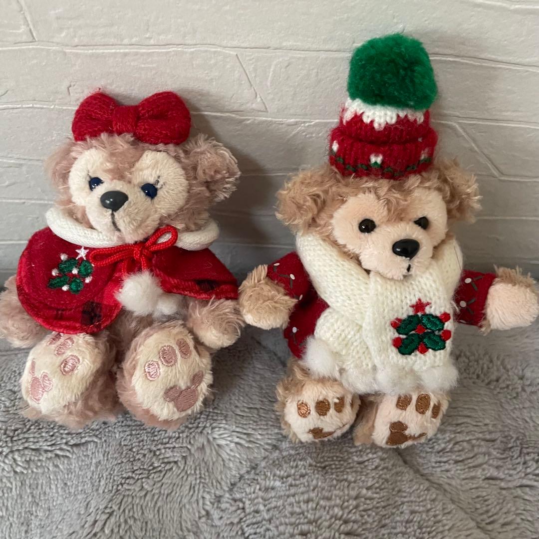 限定】ディズニーシー ダッフィー＆シェリーメイ ぬいぐるみバッジ