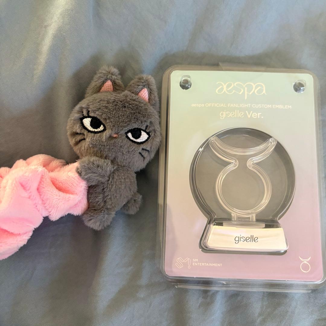 aespaペンライト バージョン1・2セット トレカ付き