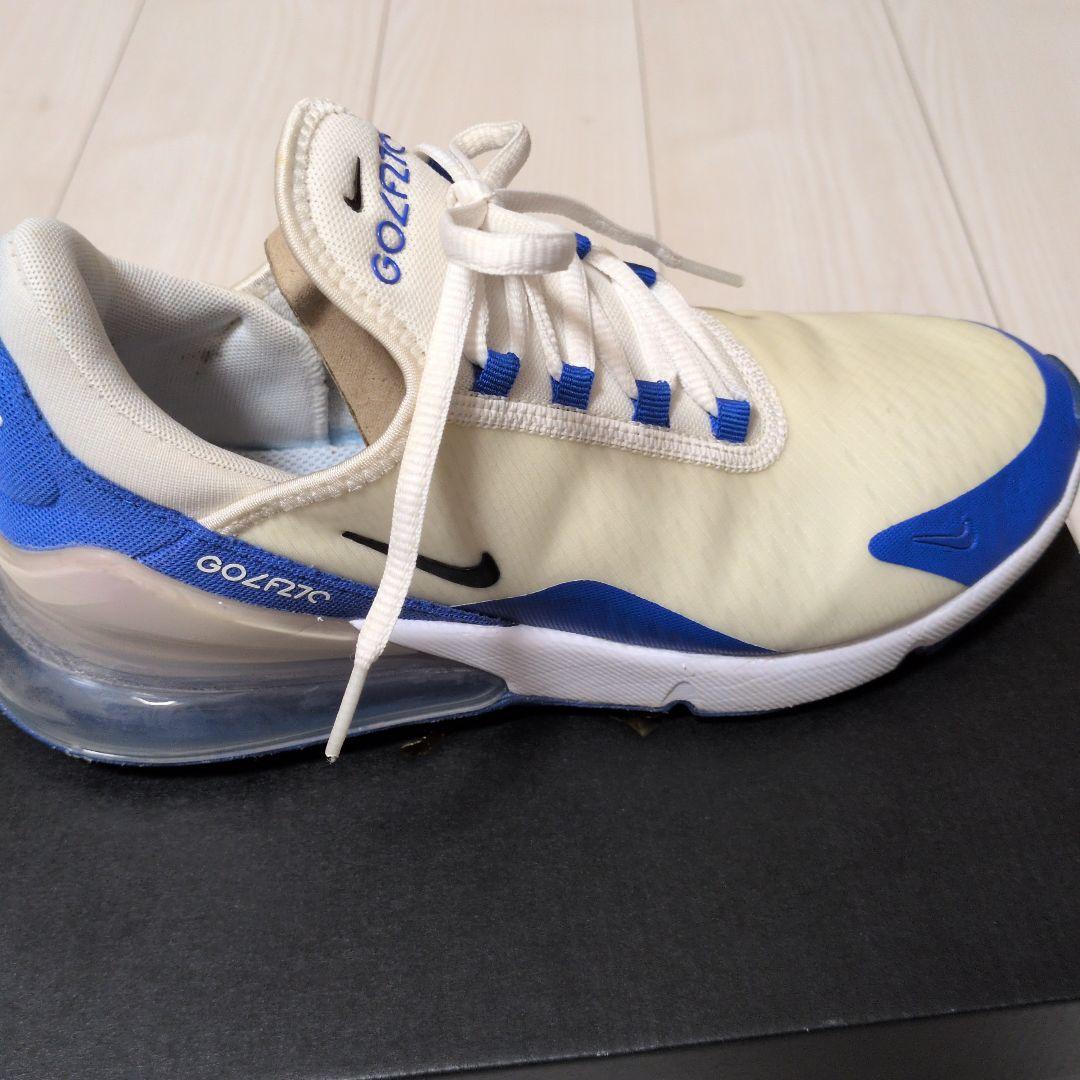 Nike Air Max 270 24.0cm クリーム/ブルー