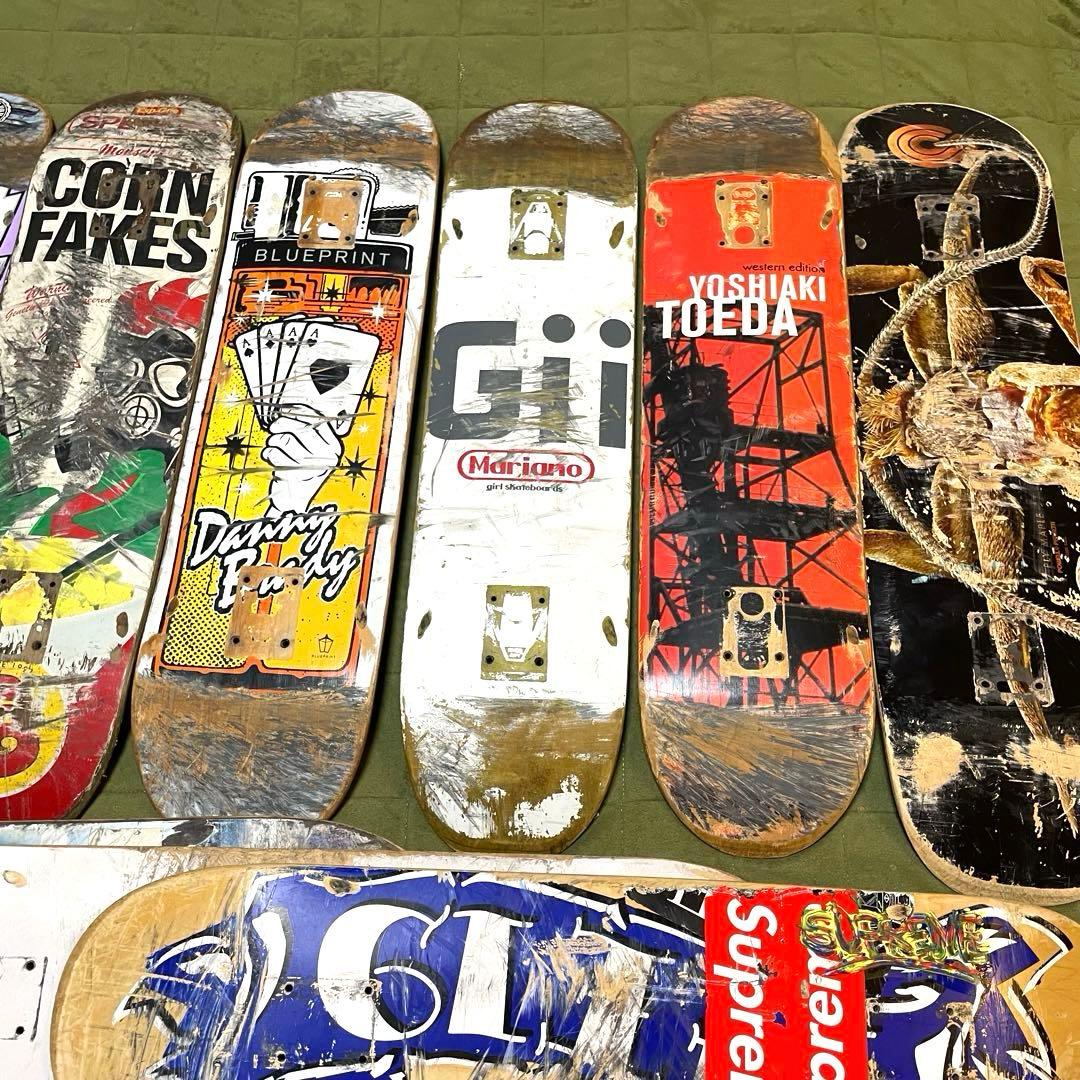 廃デッキ スケボーデッキ DIY まとめ売り スケートボードデッキ 20枚