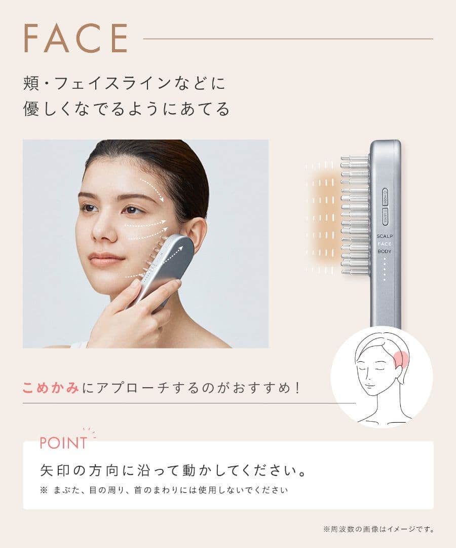 ★新品未使用★SALONIA《サロニアEMSリフトブラシ》デンキブラシ