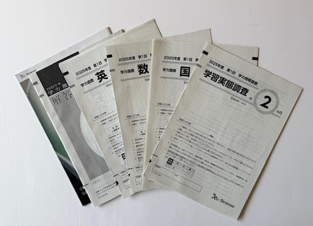 2025年 第1回 学力推移調査 中2 ベネッセ - メルカリ
