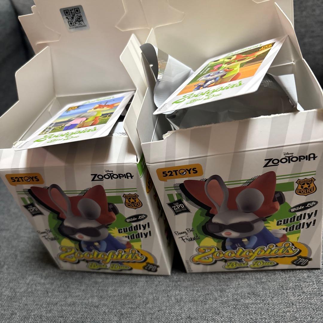 52TOYS ズートピア　フィギュア　セット